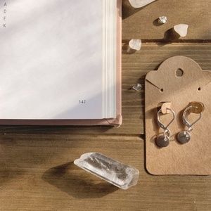 Handmade Disc Charm Earrings 🌸